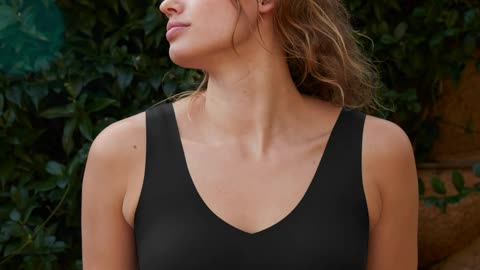 Womens Plus Size Wireless Bralette Black at Amazon Womens Clothing store