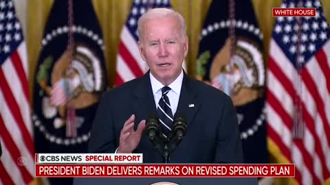 Biden on revised spending plan: "It will not add to the deficit at all. It will actually reduce the deficit."