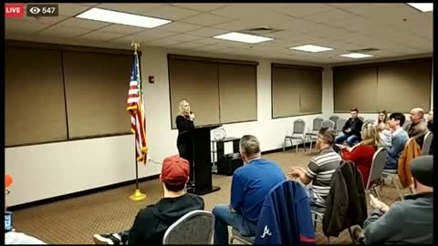 Rep. Marjorie Taylor Greene holds a town hall.