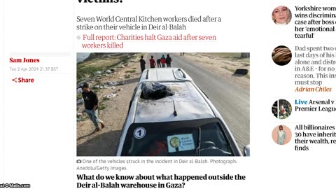 Something is wrong with the Gaza Charity aid convoy story