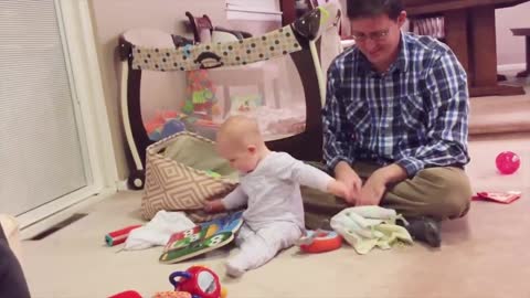 Dads love their baby with all their heart