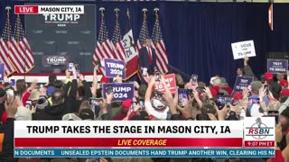 LIVE: Donald Trump Delivering Remarks in Mason City, IA...