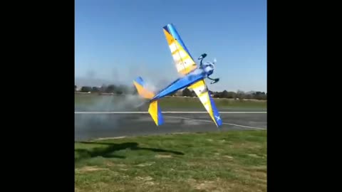 RC power full plane stunt video