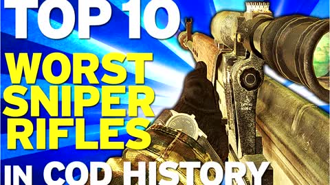 Top 10 worst sniper rifles in Call of Duty history