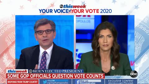 Governor Kristi Noem Wrecks George Stephanopoulos