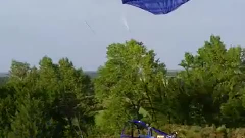 powered parachute flying at leos place airport