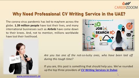 Top 3 Professional CV Writing Service in the UAE