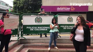 Contadores protestan en Bucaramanga contra plataforma de la Dian