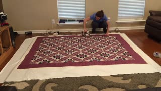 USING MINKY FABRIC FOR QUILT BACKING - Ty The Hunter