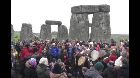 Stonehenge, Winter Solstice 2022 - Reflecting on the news that sub Saharan Africans built it