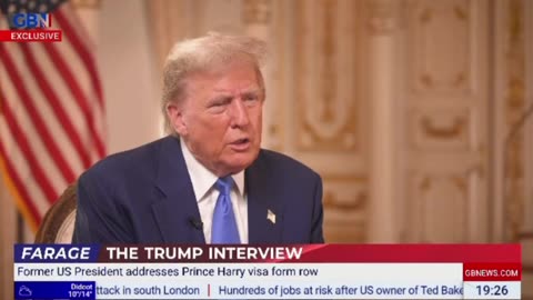 President Trump- what to do about Prince Harry and Trump’s respect for the Royal Family