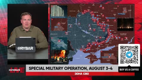 ❗️🇷🇺🇺🇦🎞 RYBAR HIGHLIGHTS OF THE RUSSIAN MILITARY OPERATION IN UKRAINE ON August 3-4, 2024