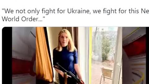 Ukrainian government “We Not only Fight For Ukraine – We Fight For this New World Order”