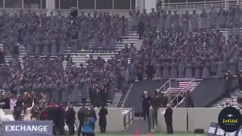 Trump arrives at the Army-Navy game