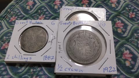 British Pre-Decimal Coins part 4 - Florins + half crowns - Collectable coins for beginners - part 10