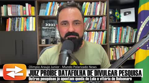 DENÚNCIA - Juiz PROÍBE Datafolha de divulgar PESQUISA e PT pede cassação de Bolsonaro...