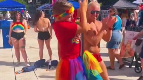 Pride Event Teaches Kids to Pole Dance