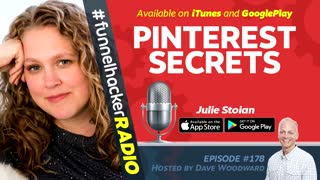 Pinterest Marketing Secrets - Funnel Hacker Radio #178 with Guest Julie Stoian