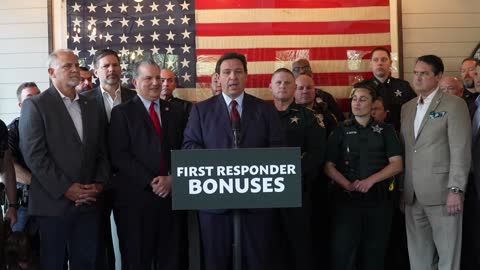 Governor Ron DeSantis Announces First Responders Will Receive $1,000 Bonuses for Second Year in a Row
