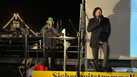 Wolgast: Zum Abschluss die Nationalhymne 26.01.2022