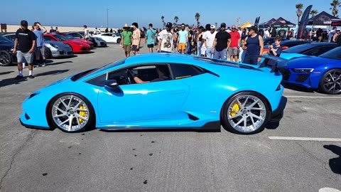 Baby Blue Lamborghini