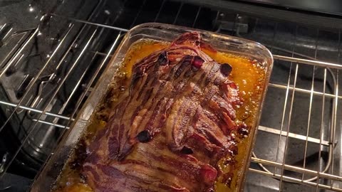 Food Meatloaf with Bacon