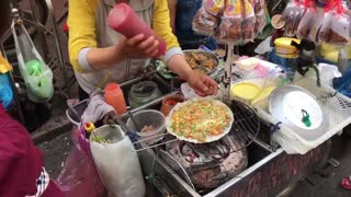Delicious Vietnam Street Foods - Banh Trang Nuong