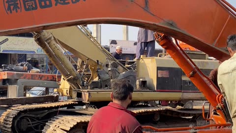 Excavator Hydraulic Repair #hydraulic #restoration #excavator #ytshorts #shortsvideo