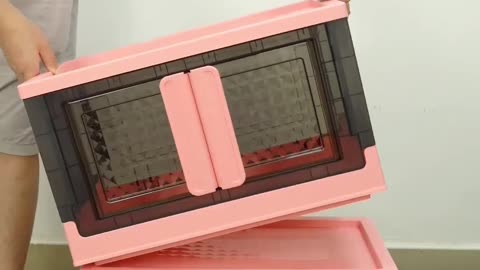 What color do you like for this foldable plastic storage box?