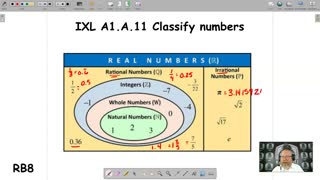 Classify numbers - IXL A1.A.11 (RB8)