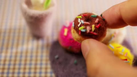 Doughnut stop-motion animation