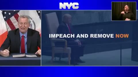 Mayor Bill De Blasio Thanks News Agencies And Social Media For Censoring Trump