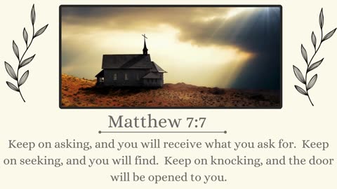 Matthew 7:7