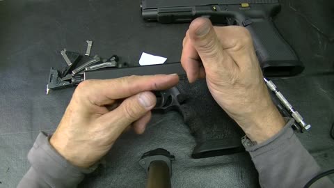 Glock Trigger Safety Mod pt1 EDUCATIONAL ONLY