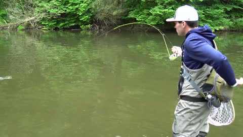 Fly Fishing for Trout on the Tulpehocken Creek