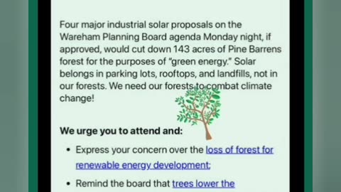 Protect Our Forests from Destructive Solar!