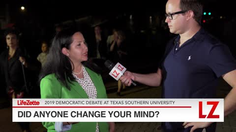 'Did Anyone Change Your Mind at the Democratic Debate in Houston?'