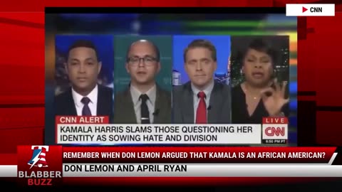 Remember When Don Lemon Argued That Kamala Is An African American?