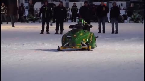 1000HP nitrous injected Snow Sled