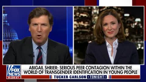 Tucker Carlson with guest Abigail Shrier author of trans book "Irreversable Damage" - 6/13/22