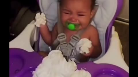 Baby eating prank