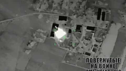 Russian drone attack on ammunition depot in Kherson