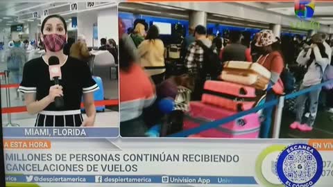 MEDIOS MIENTEN SOBRE EL CAOS EN LOS AEROPUERTOS