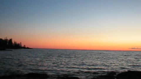 Sunrise Keweenaw Point Lake Superior