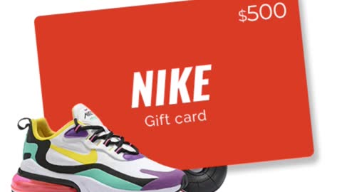 WIN A $500 NIKE GIFTCARD (OFFER EXCLUSIVE TO THE USA)