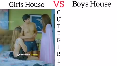 Girls House VS Boys House _Funny Memes #memes #videomemeofficial