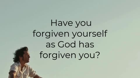 Embrace the new creation you are in Christ through His forgiveness.