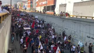 Minuto a minuto: Avanza marcha por el Paro Nacional en Bucaramanga