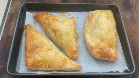 Pasties to accompany the party pies & sausage rolls