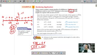 Algebra 1 - Chapter 1, Lesson 5 - Roots and Real Numbers